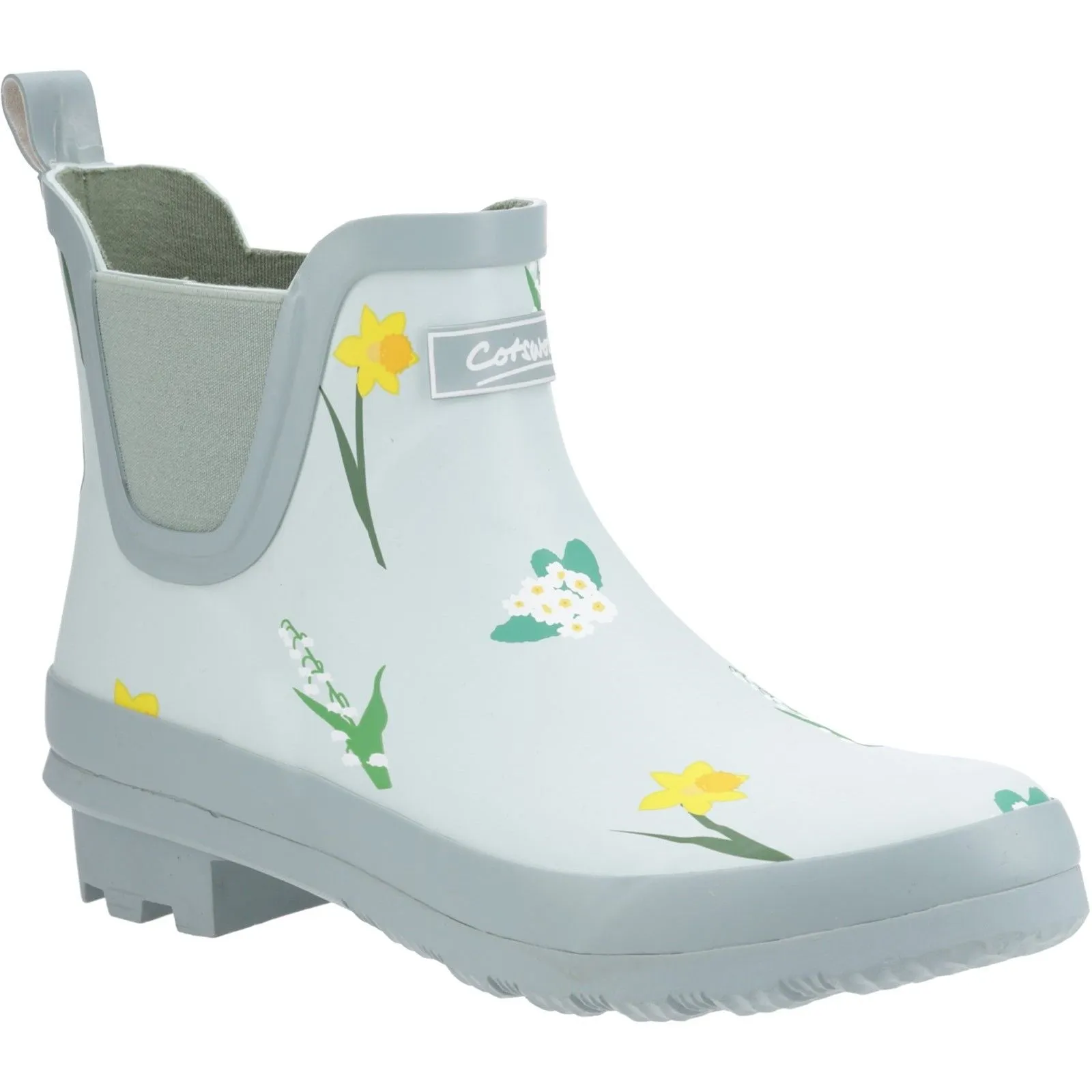Cotswold Womens Wildflower Ankle Wellingtons Mint Travel Ready Boots Affordable