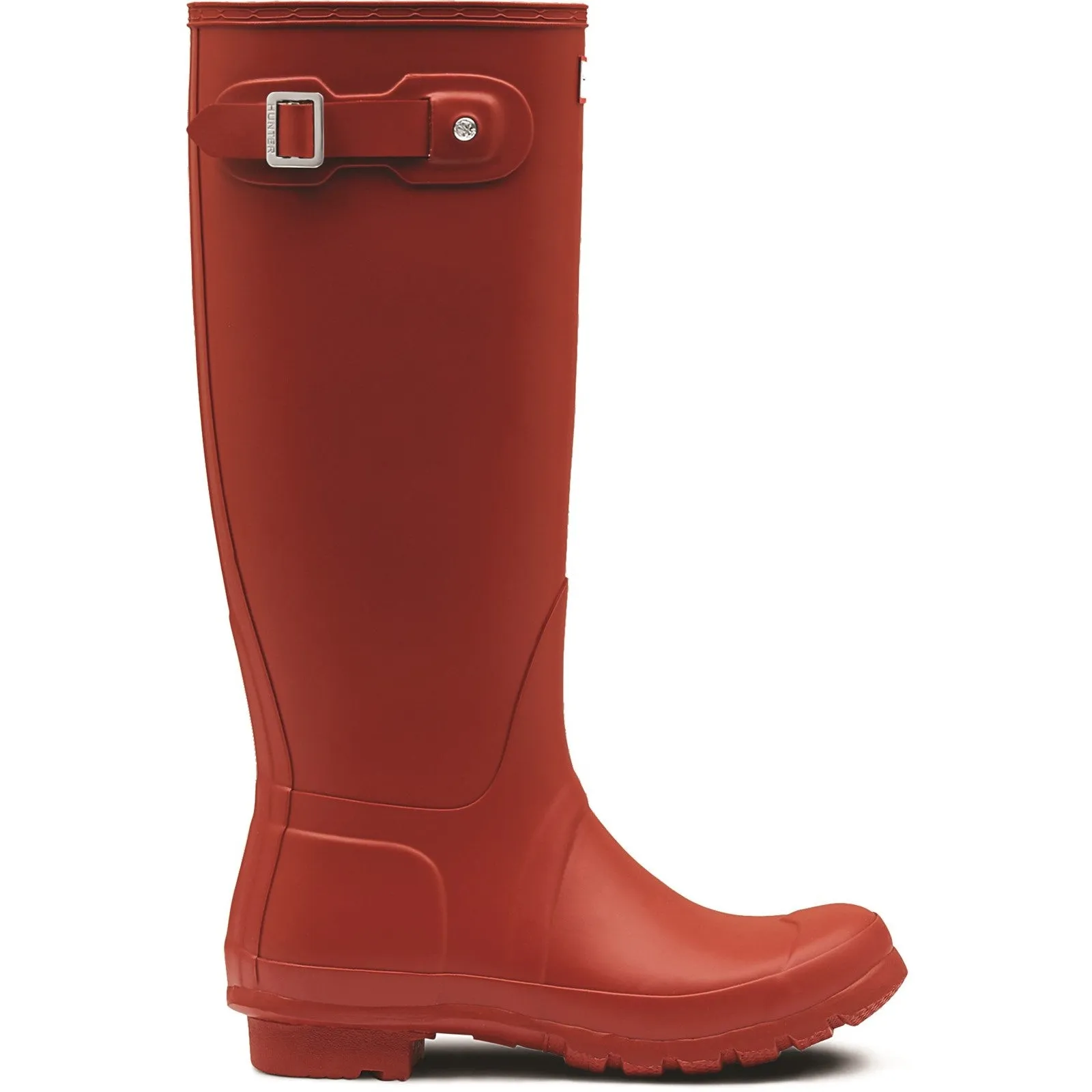 Hunter Womens Original Tall Wellington Boots Military Red Practical Wear Quick Walking Boots