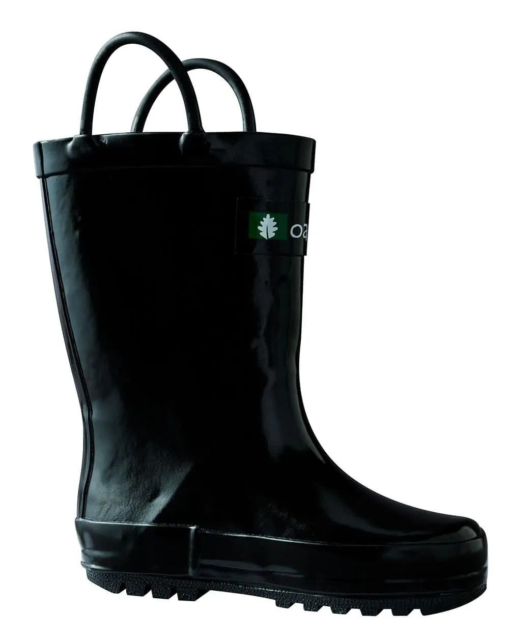 Storm Ready Walk Active Footwear Jet Black Loop Handle Rubber Rain Boots