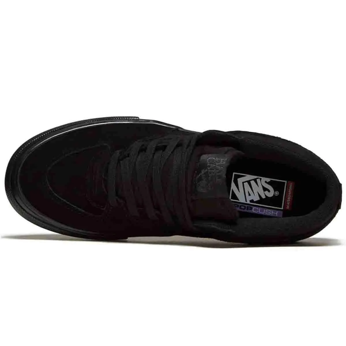 Vans - Skate Half Cab Shoes Black/Black Elastic Fit