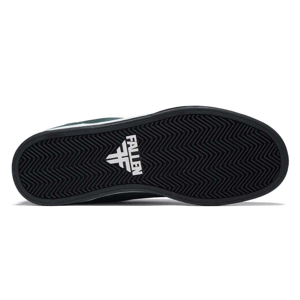 Fallen Patriot Shoes - Forest Green/White/Black Durable Laces Fast Ride Fit