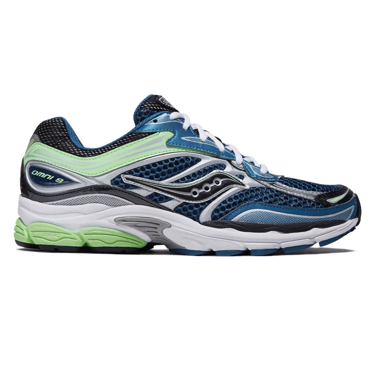 Team Spirit Saucony Progrid Omni 9 Shoes - Blue/Lime