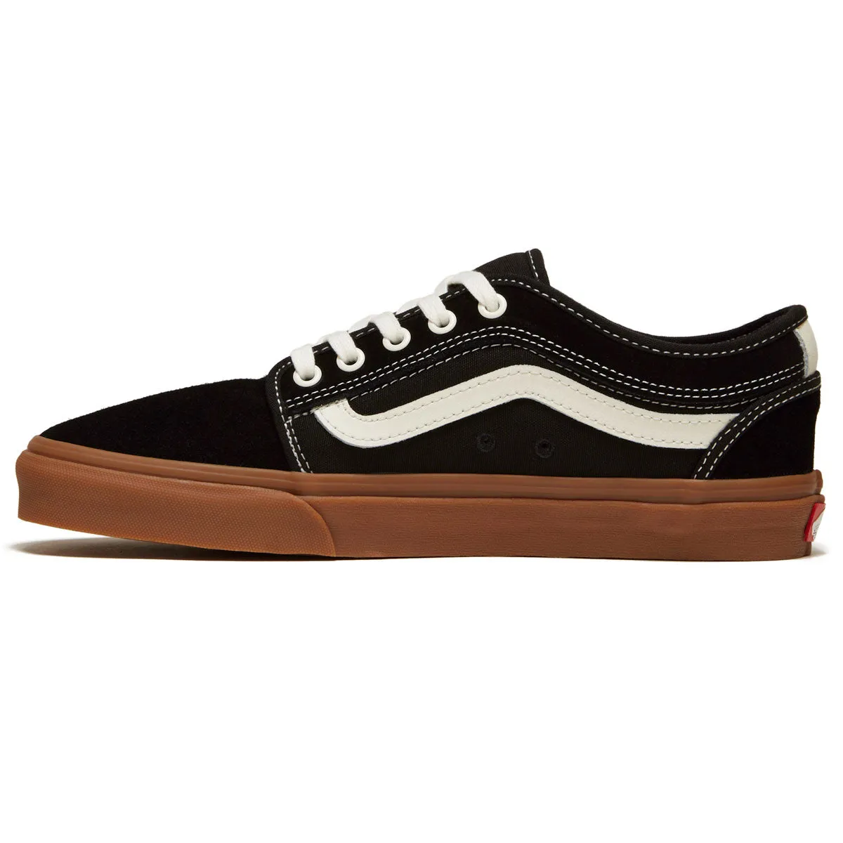 Vans Chukka Low Sidestripe Shoes - Black/Gum Dynamic Comfort