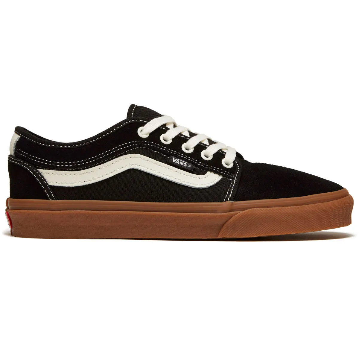 Comfortable Ventilated Design Vans Chukka Low Sidestripe Shoes - Black/Gum