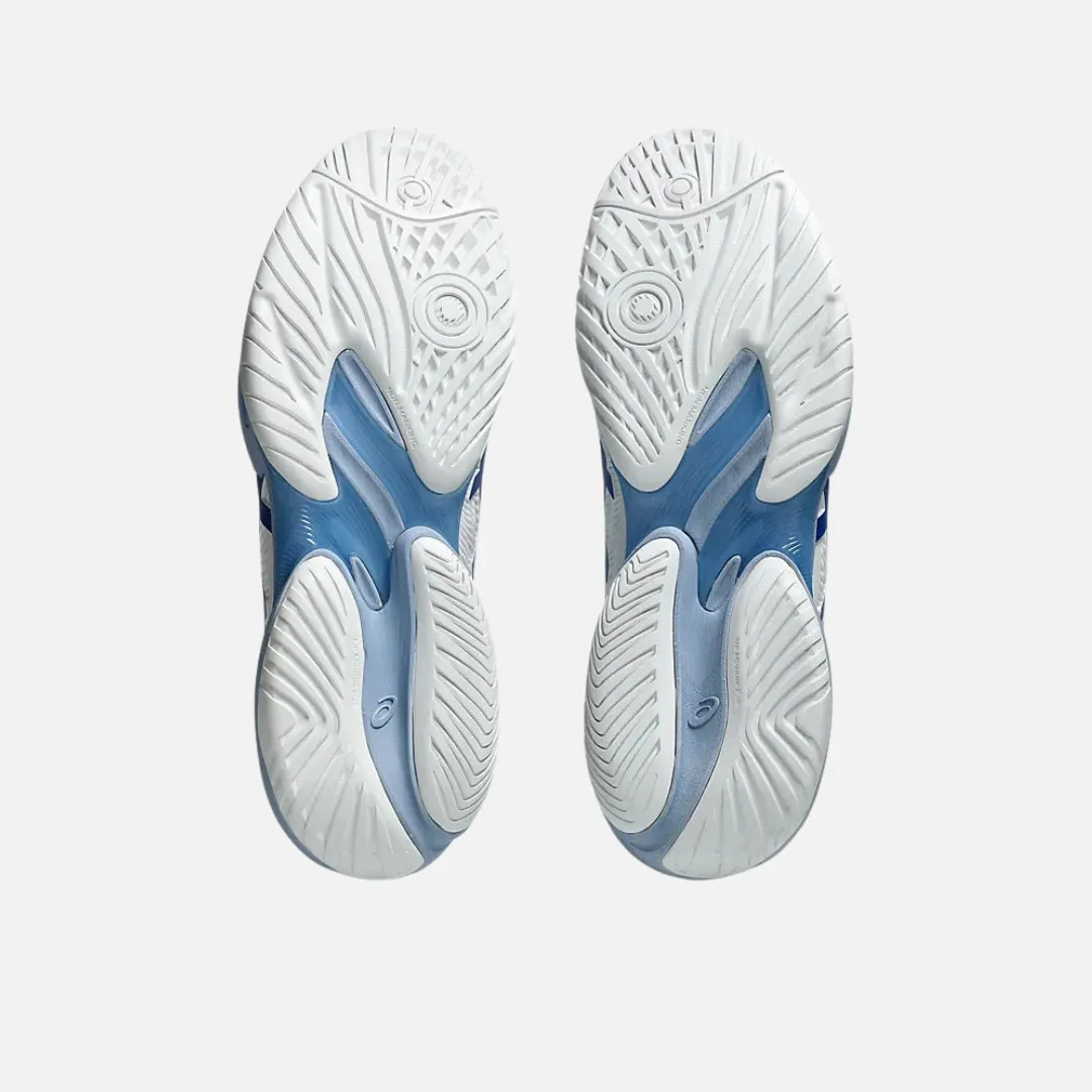 COURT FF 3 NOVAK tennis shoes - White/Blue Stable base Comfortable