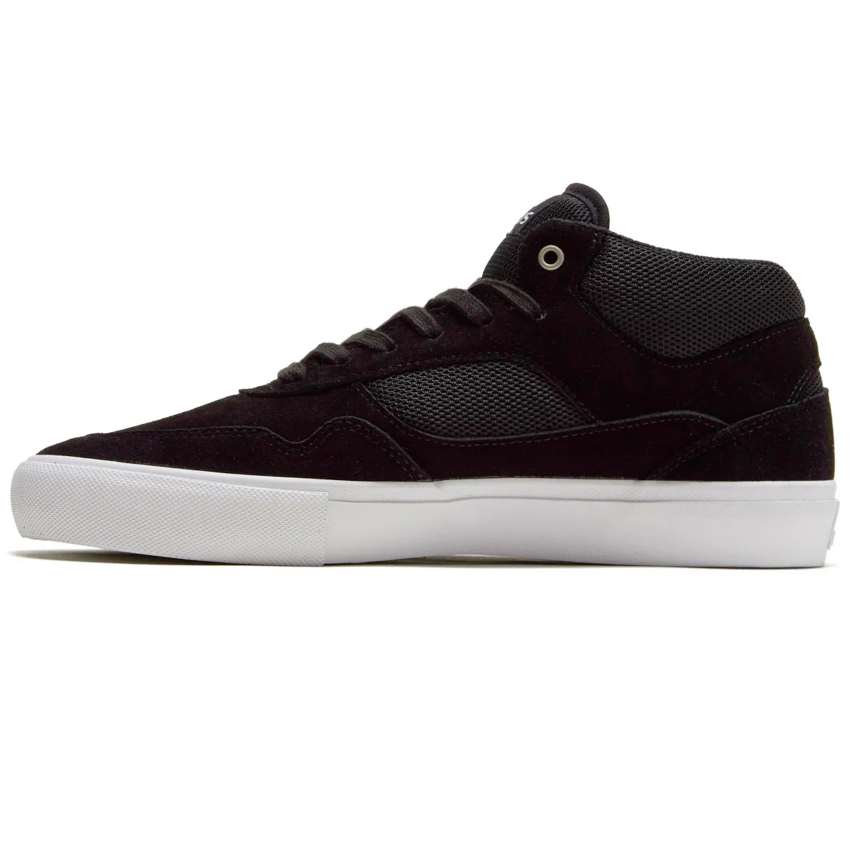Opus Standard Mid Shoes - Black/White suede upper Hard landing