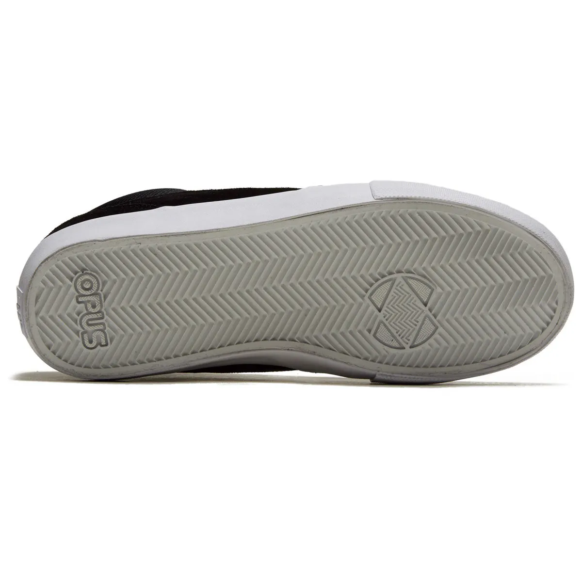 Opus Standard Mid Shoes - Black/White Low Build Outdoor Ride