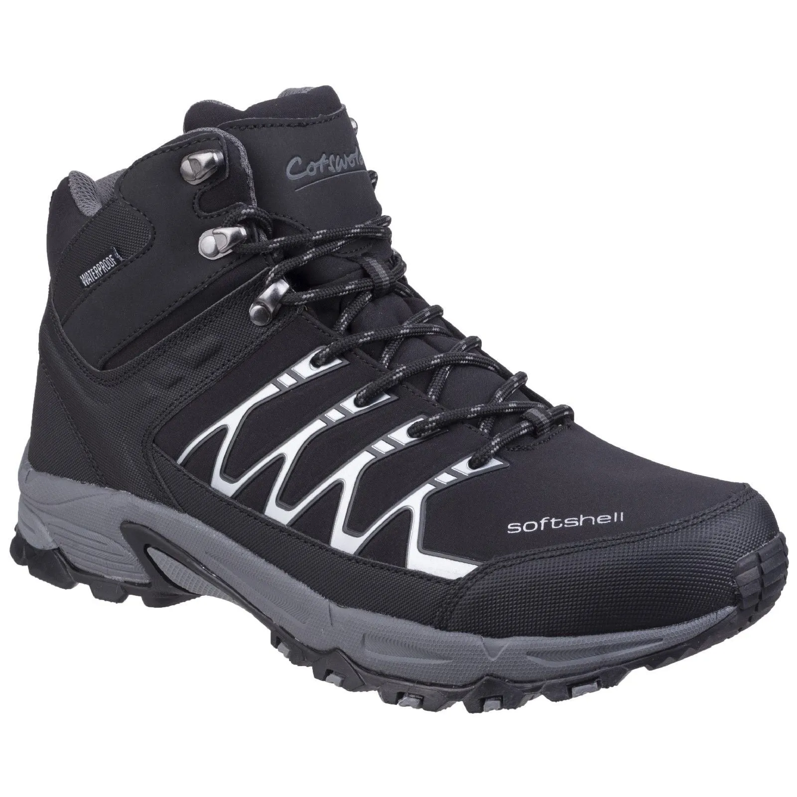 Easy Fit Trekking Speed Trek Cotswold Mens Abbeydale Mid Hiker Black/Grey
