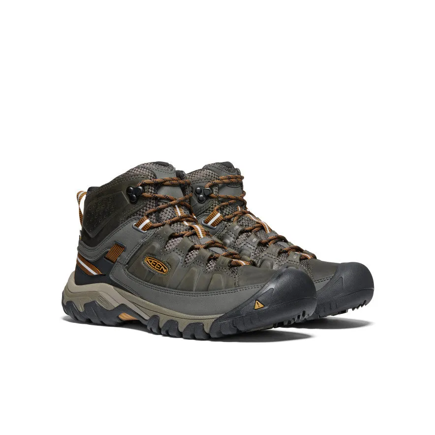 Men's Targhee III Waterproof Mid  |  Black Olive/Golden Brown Arch Stability