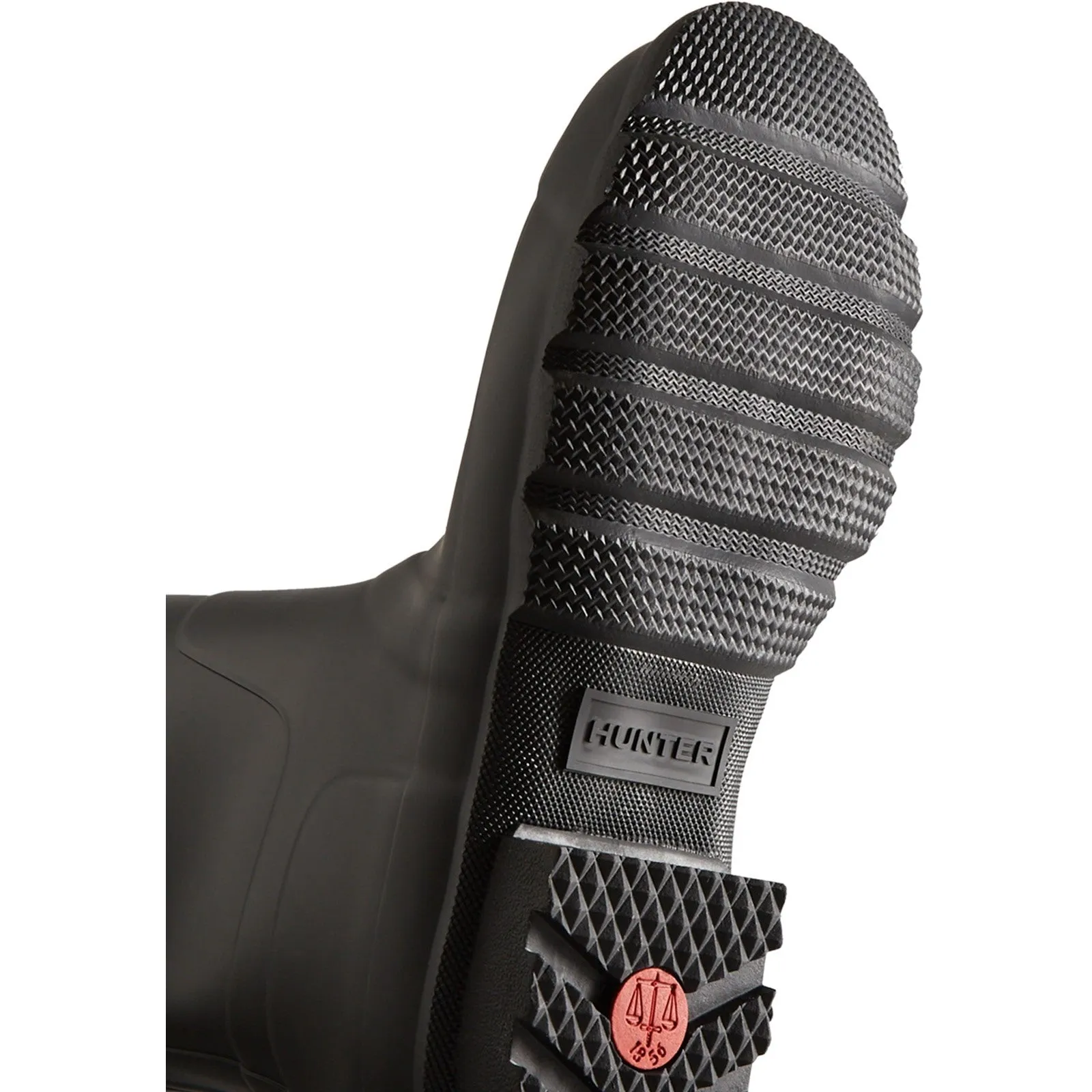 Hunter Mens Original Short Wellington Boots Black Functional Weather Gear Cold Weather Protection