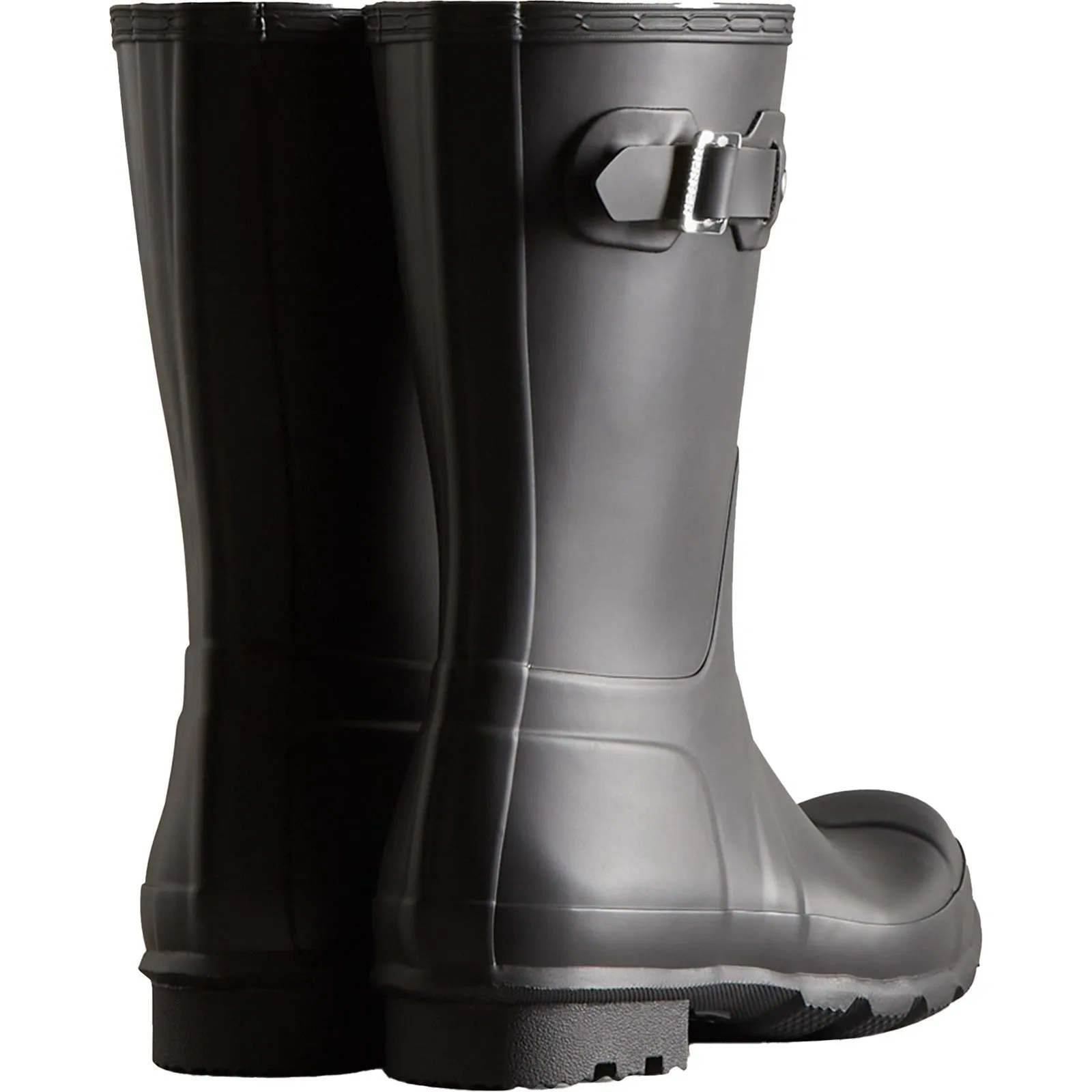 Hunter Mens Original Short Wellington Boots Black Active Walking Boots Heavy Duty Walking Boots