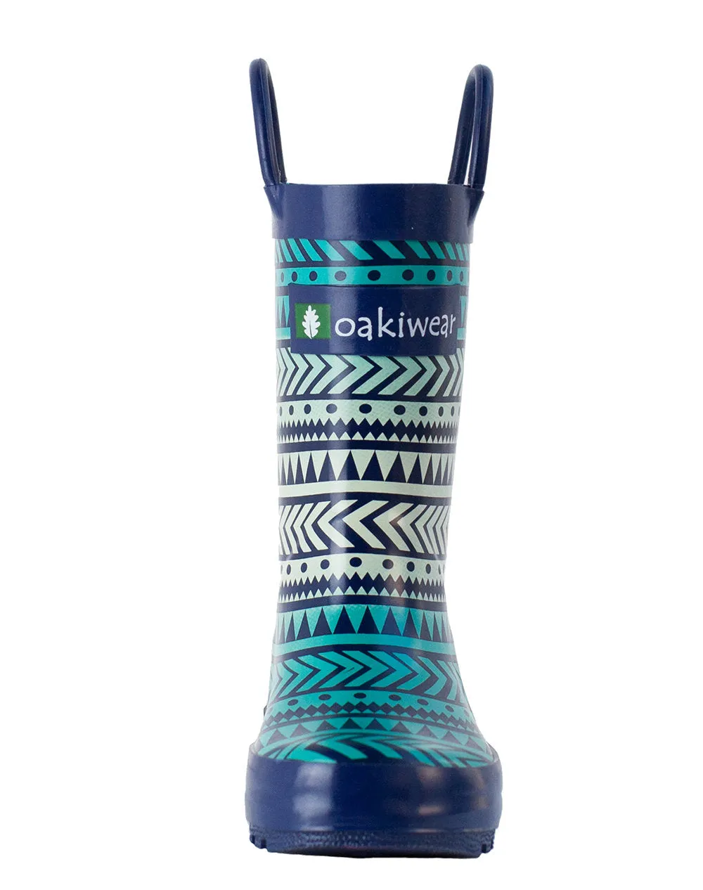Tribal Loop Handle Rubber Rain Boots Storm Walk Boots