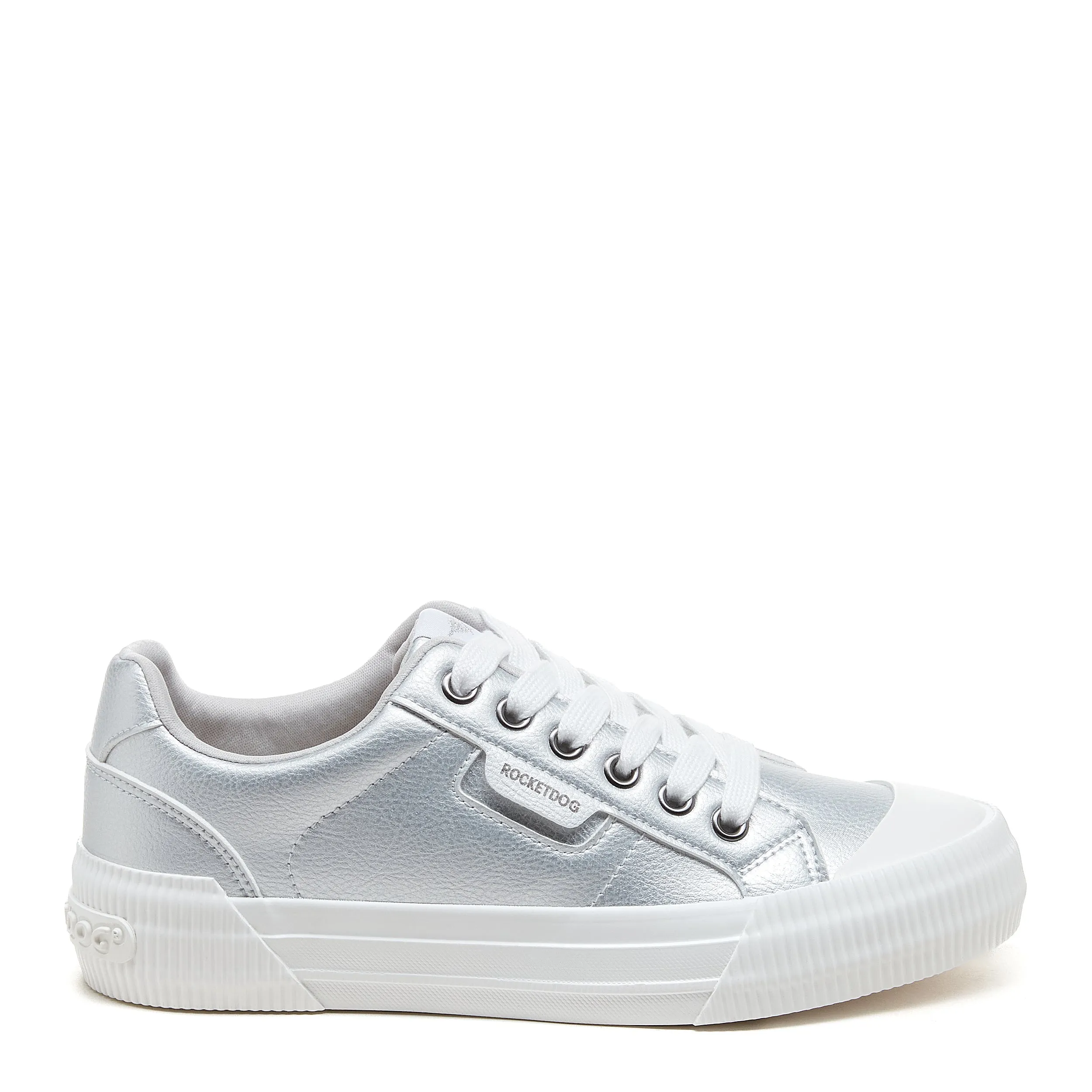 Cheery Silver Sneaker Business Fit Work Hike