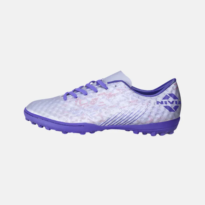 Nivia Oslar 3.0 Turf Men's Football Shoes -Silver/White Response Time
