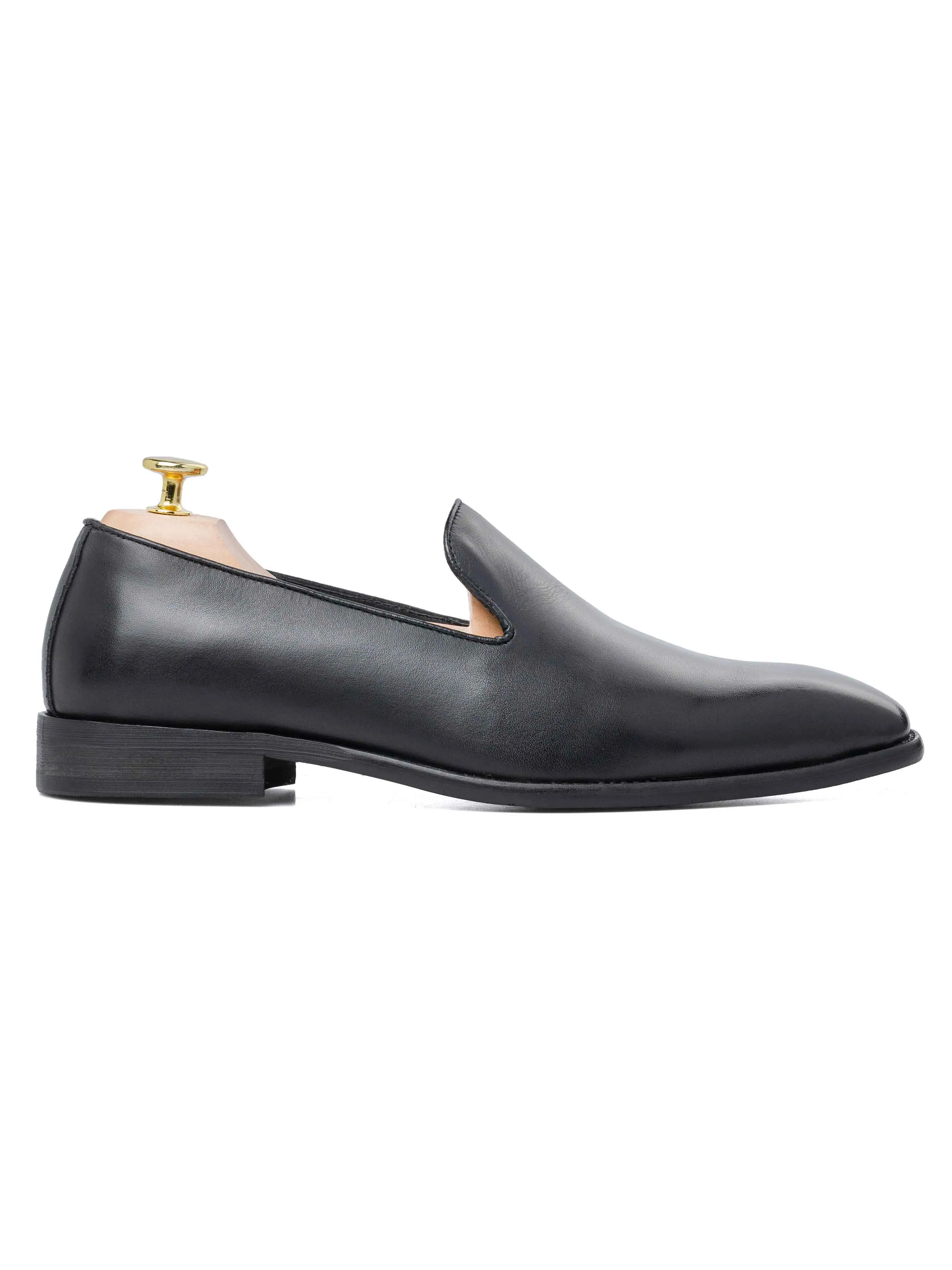 Blake Loafer Slipper - Solid Black Trend Dash Comfortable All-day Slip-ons