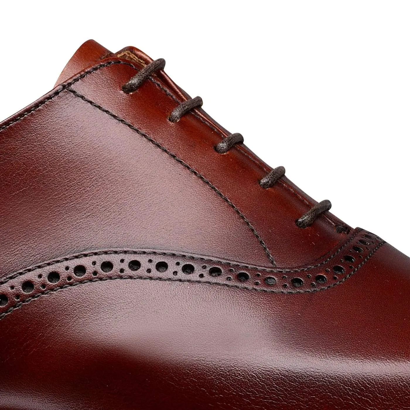 Edgware Chestnut Burnished Calf Work Style Leather Step