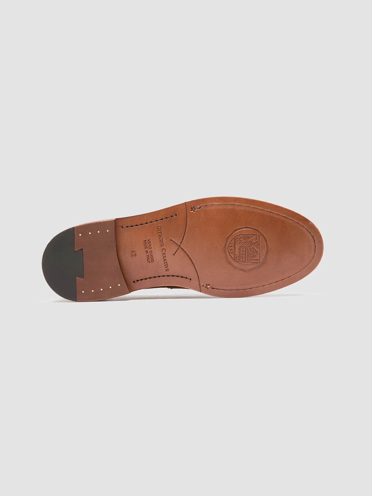 Casual Slip-on Design Hold Lane SAX 001 - Brown Suede Penny Loafers