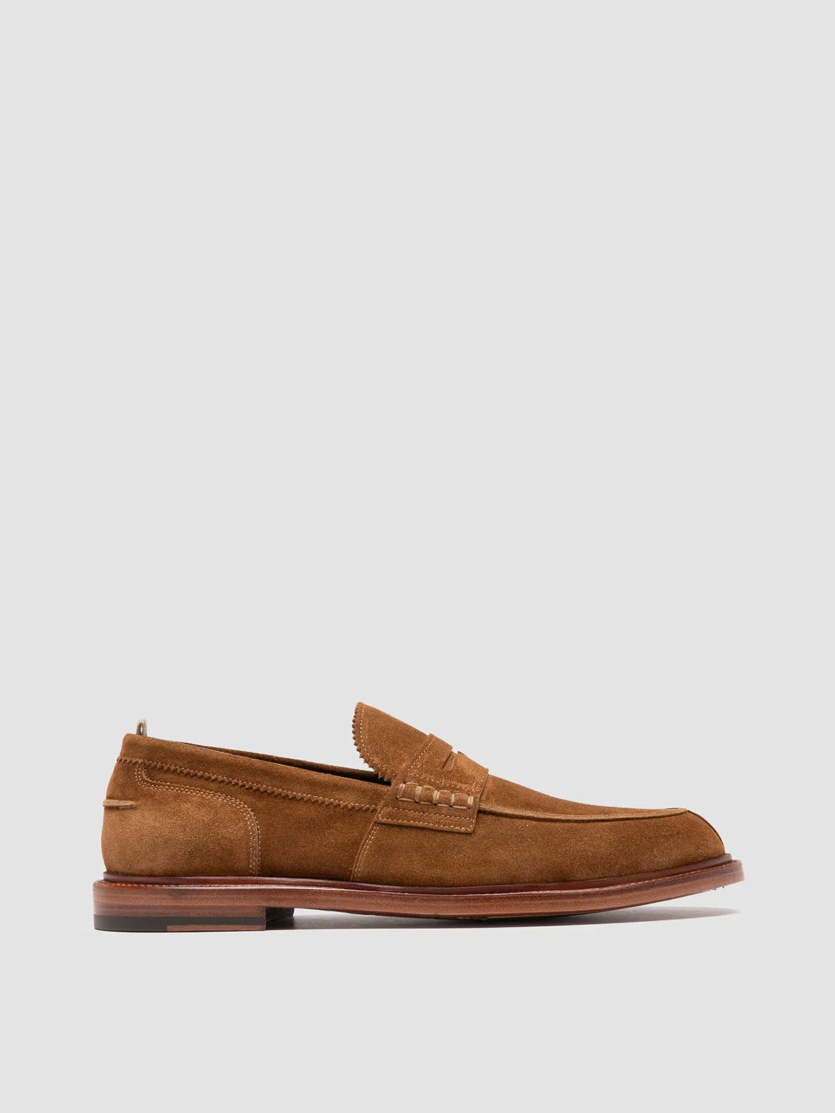 Youth Edge Path Ready SAX 001 - Brown Suede Penny Loafers