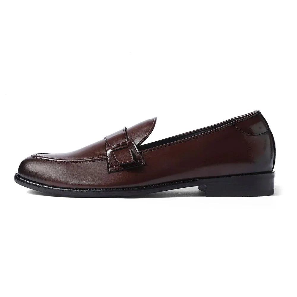 Garson - Dark Tan Loafers Italian Design