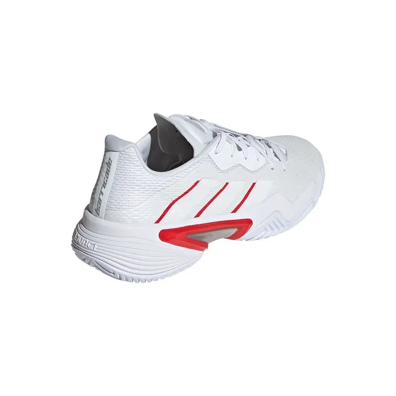 White Clean Adidas Women Barricade Tennis Shoes Size 6 & 8