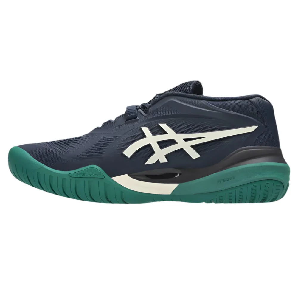 Asics Gel Resolution X Men's Tennis Shoe (Midnight/Cream) Long distance Slim Shape