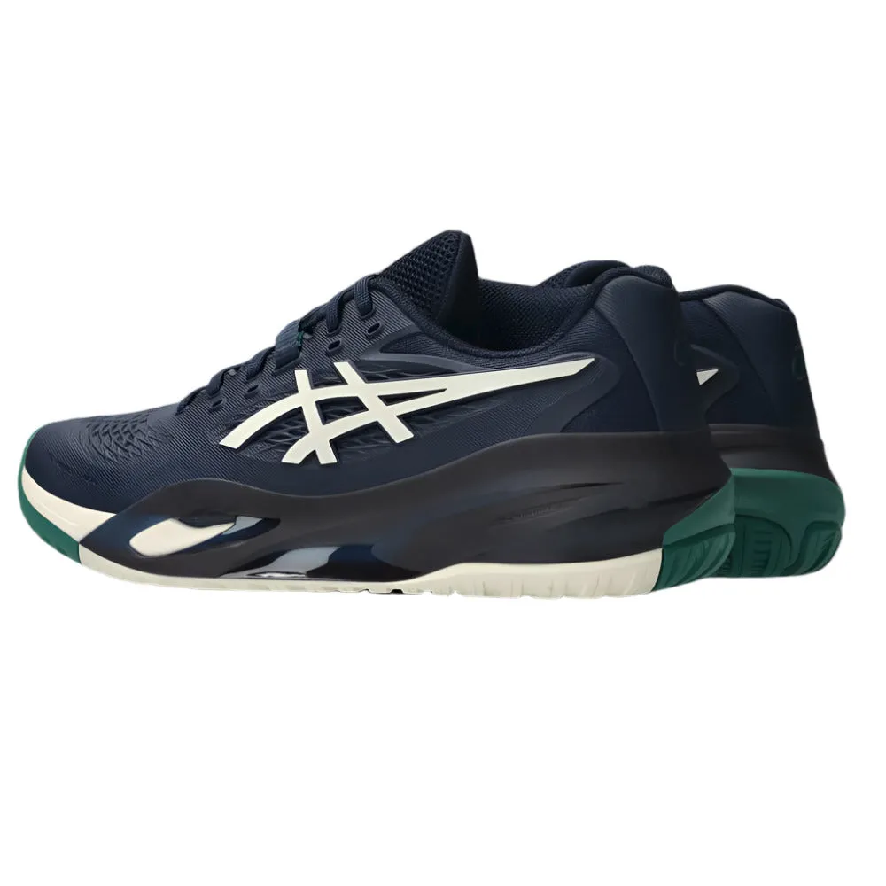 Asics Gel Resolution X Men's Tennis Shoe (Midnight/Cream) Easy Slip