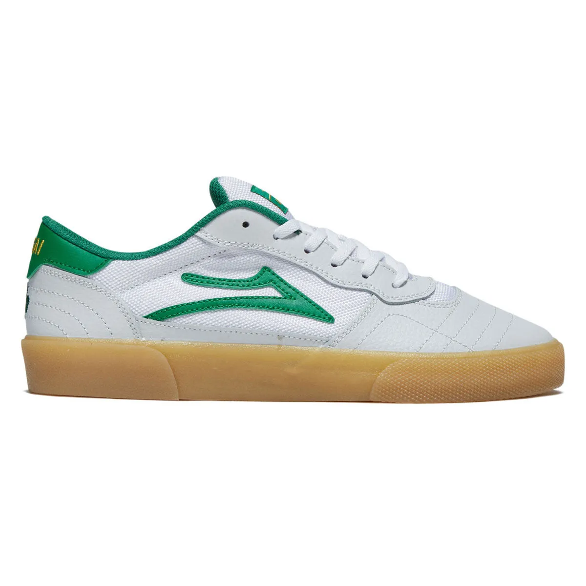 All Day Style Lakai Cambridge Shoes - White/Green Leather