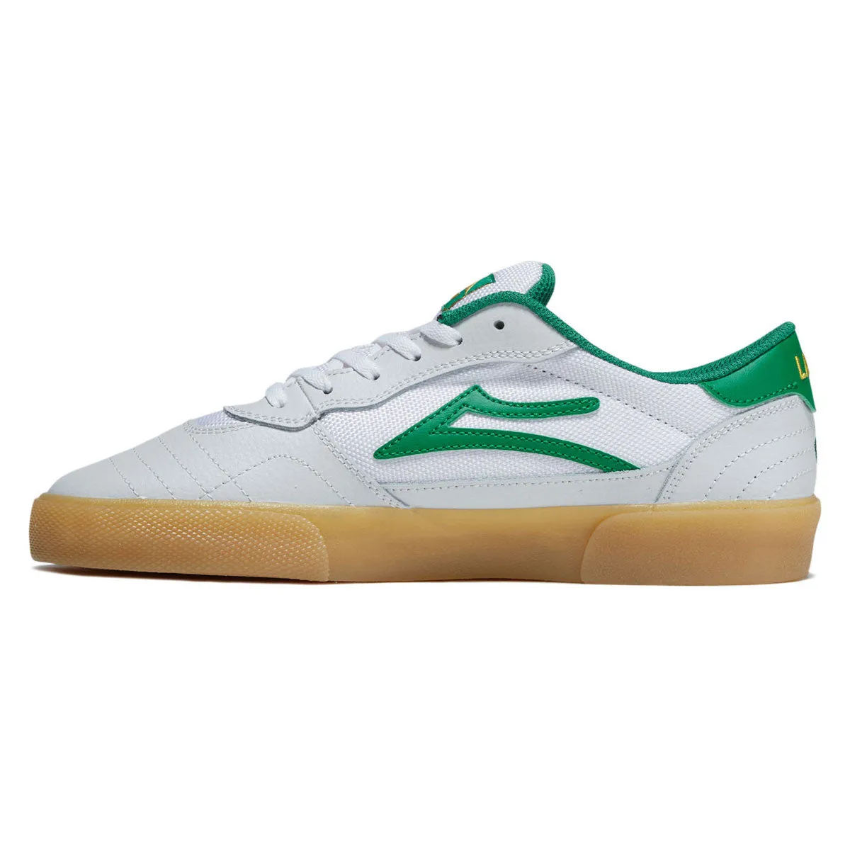 Everyday Fit Lakai Cambridge Shoes - White/Green Leather