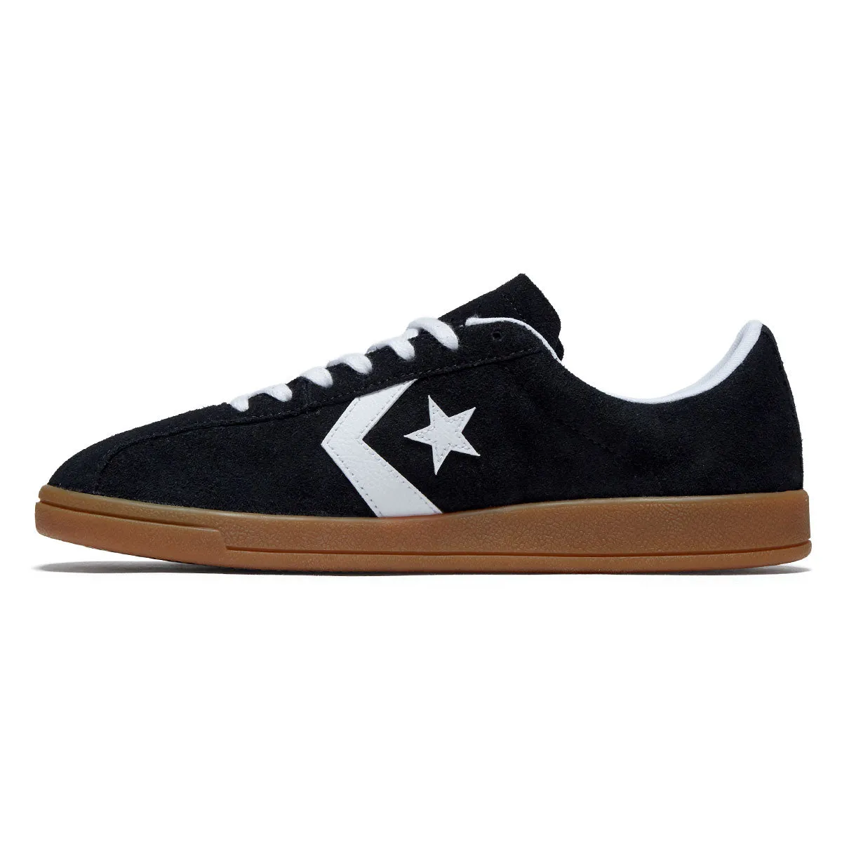 Converse All Star Classic Trainer Suede Ox Shoes - Black/White/Gum Water Resistant Skate Performance