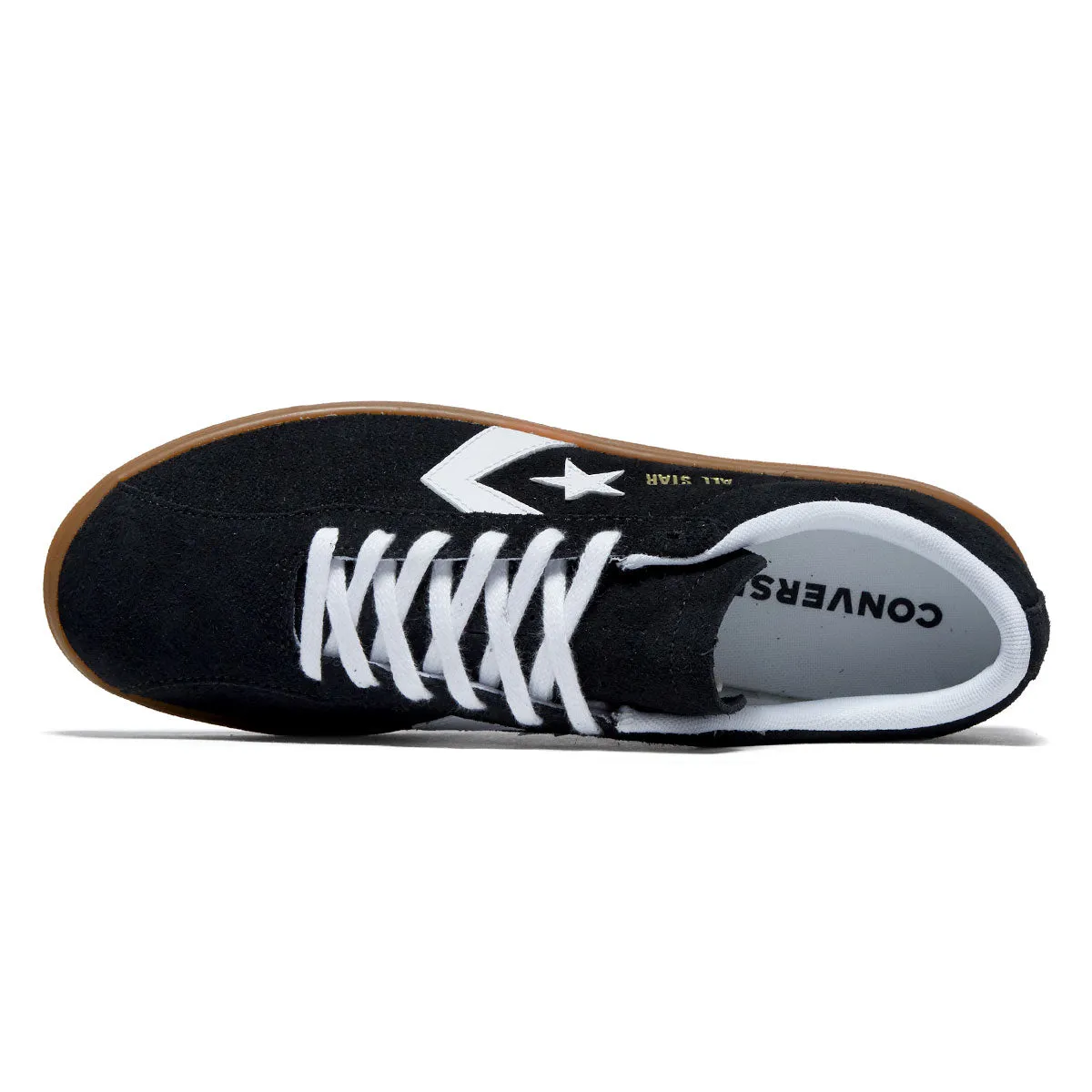 Converse All Star Classic Trainer Suede Ox Shoes - Black/White/Gum Anti Wrinkle Fast Response