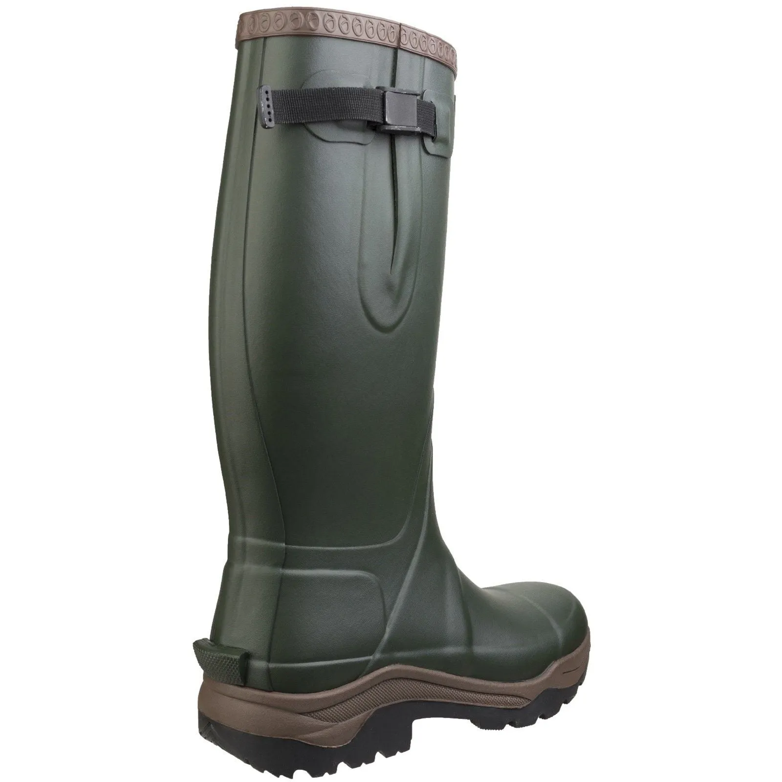Cotswold Unisex Compass Neoprene Rubber Wellington Green All Day Wear Protection Toe Protection