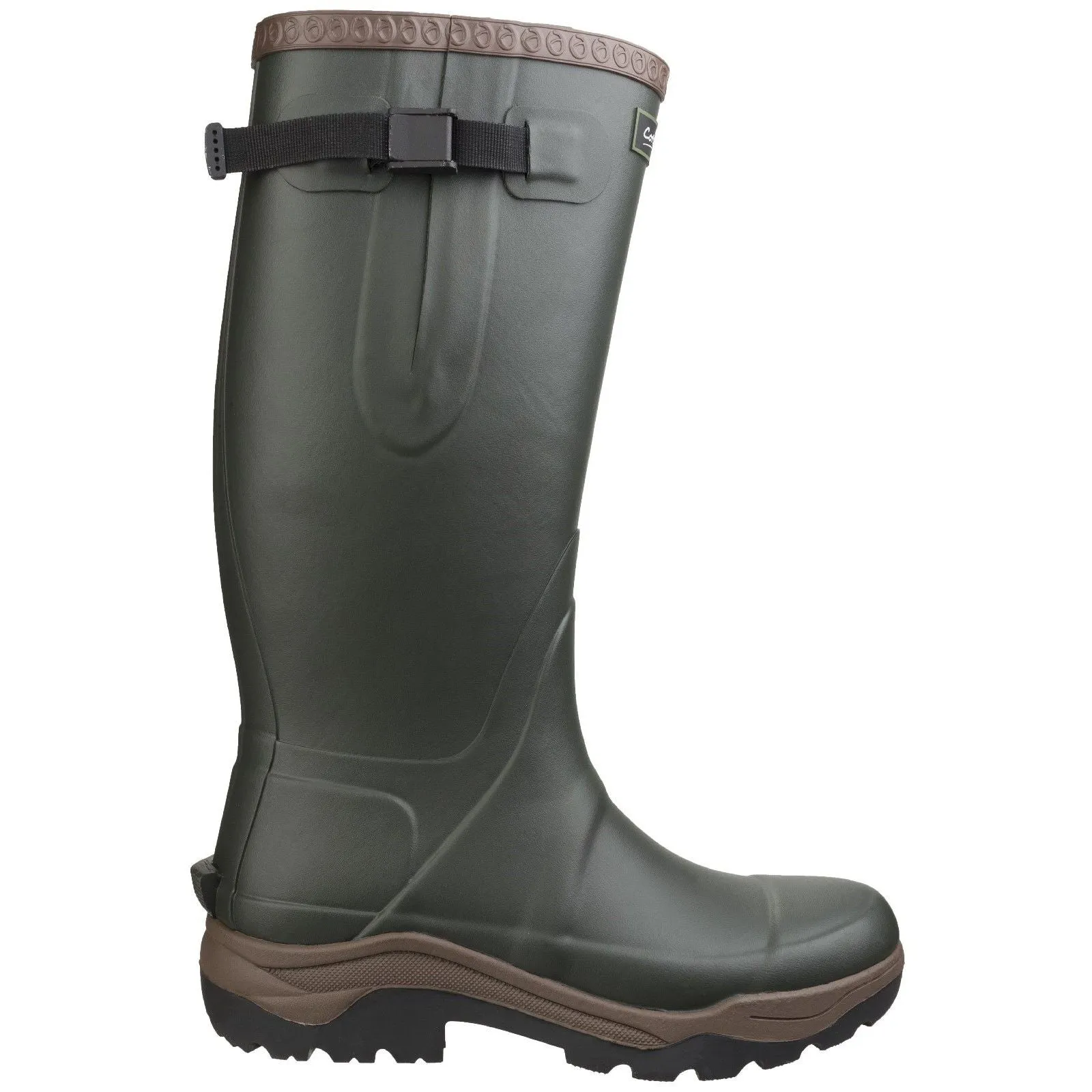 Cotswold Unisex Compass Neoprene Rubber Wellington Green Chilly Boot Travel Boots Ready