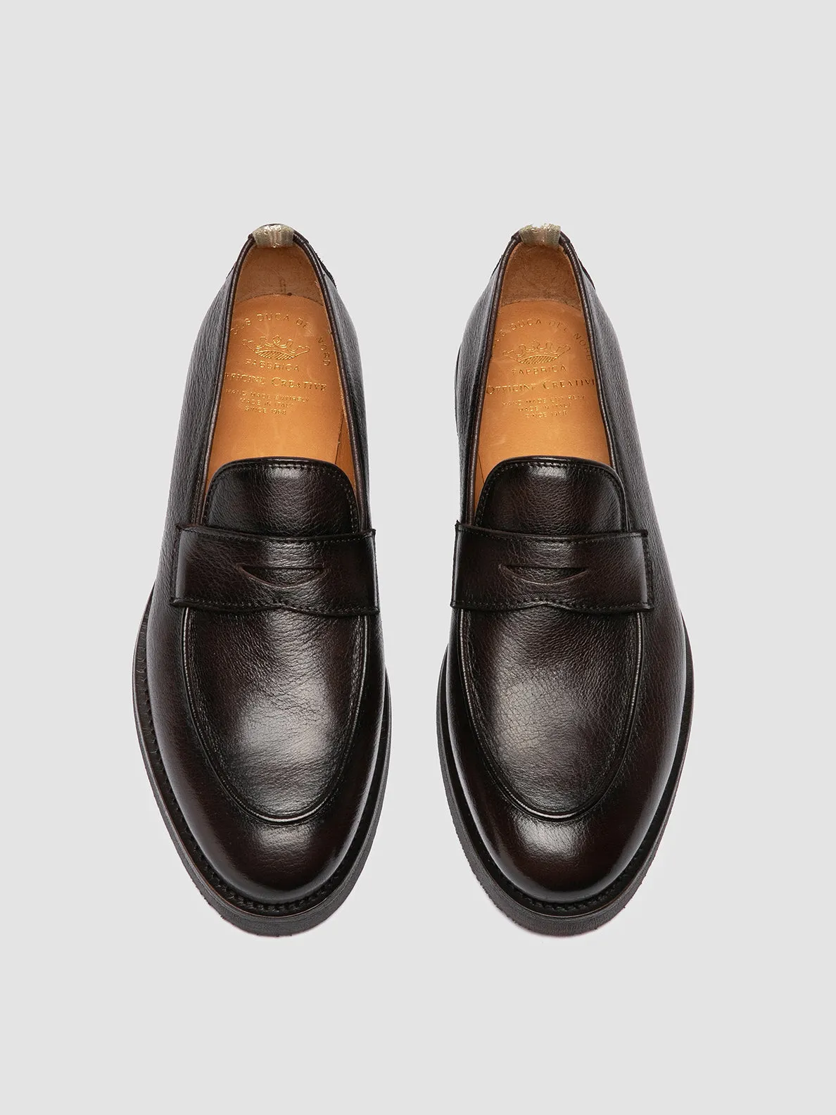 Photo Day OPERA FLEXI 101 - Brown Leather Penny Loafers