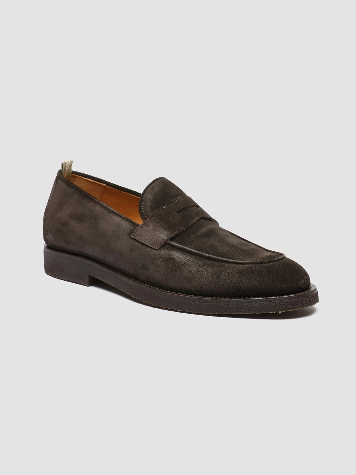 OPERA FLEXI 101 - Brown Suede Penny Loafers Travel Outfit