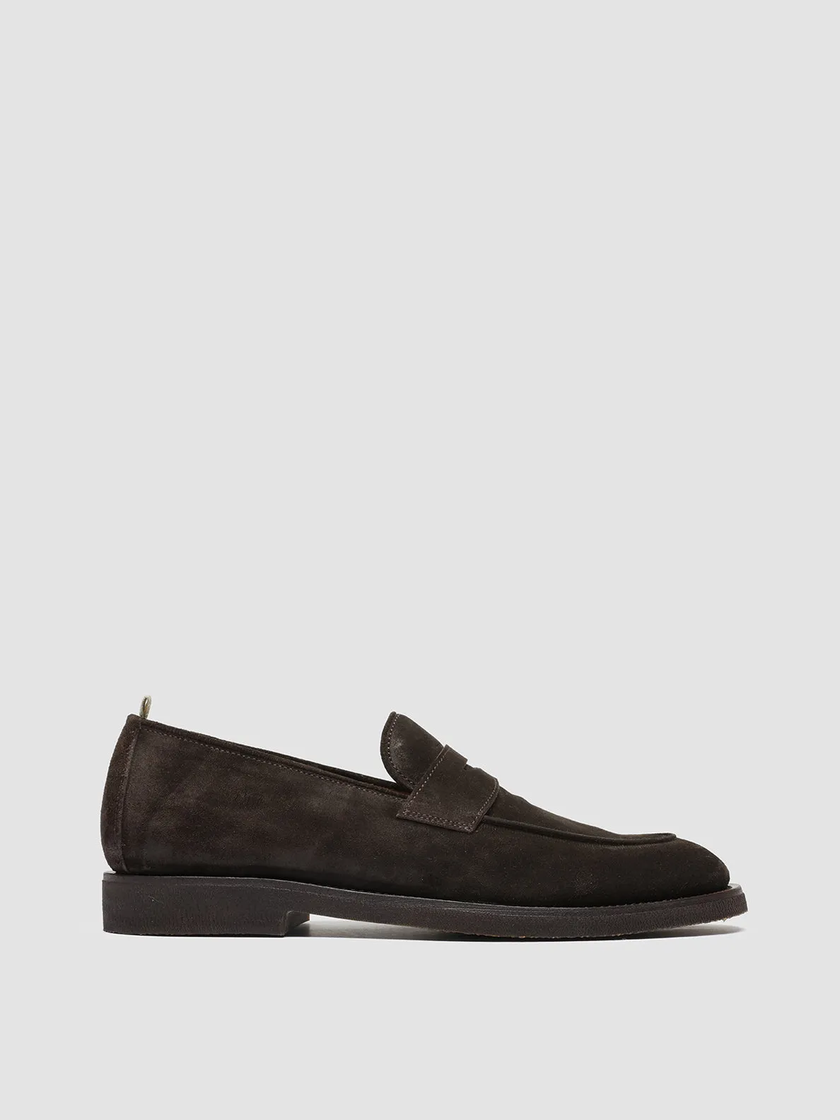 Machine washable Comfortable Slip-on Fit OPERA FLEXI 101 - Brown Suede Penny Loafers