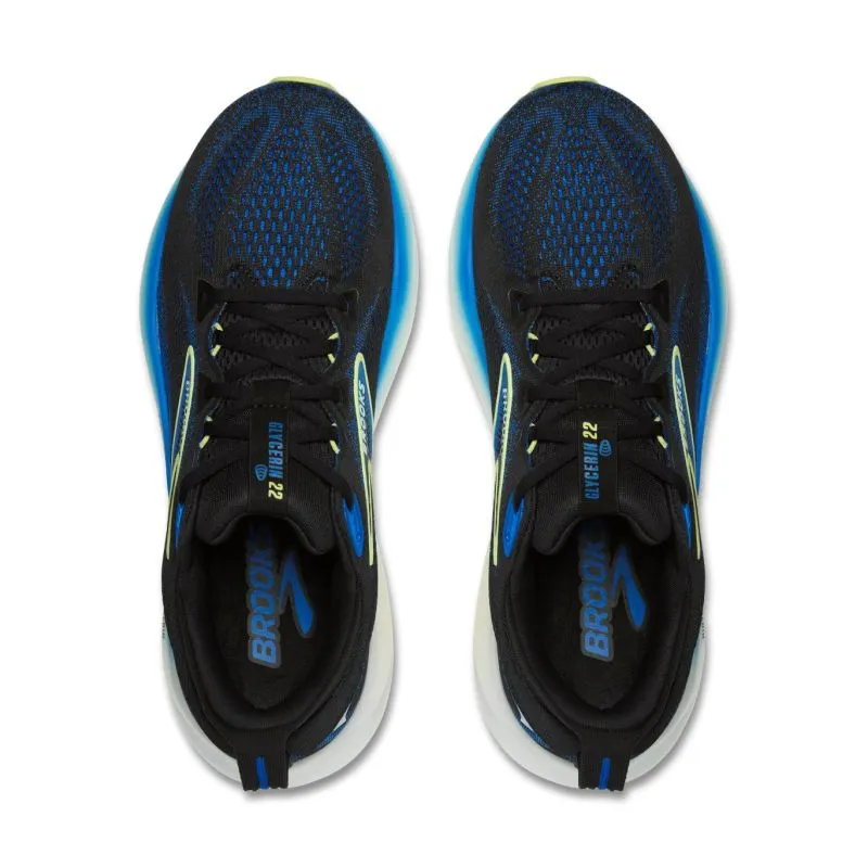 seamless socks liner Resilient Brooks Glycerin 22 D Mens Running Shoes
