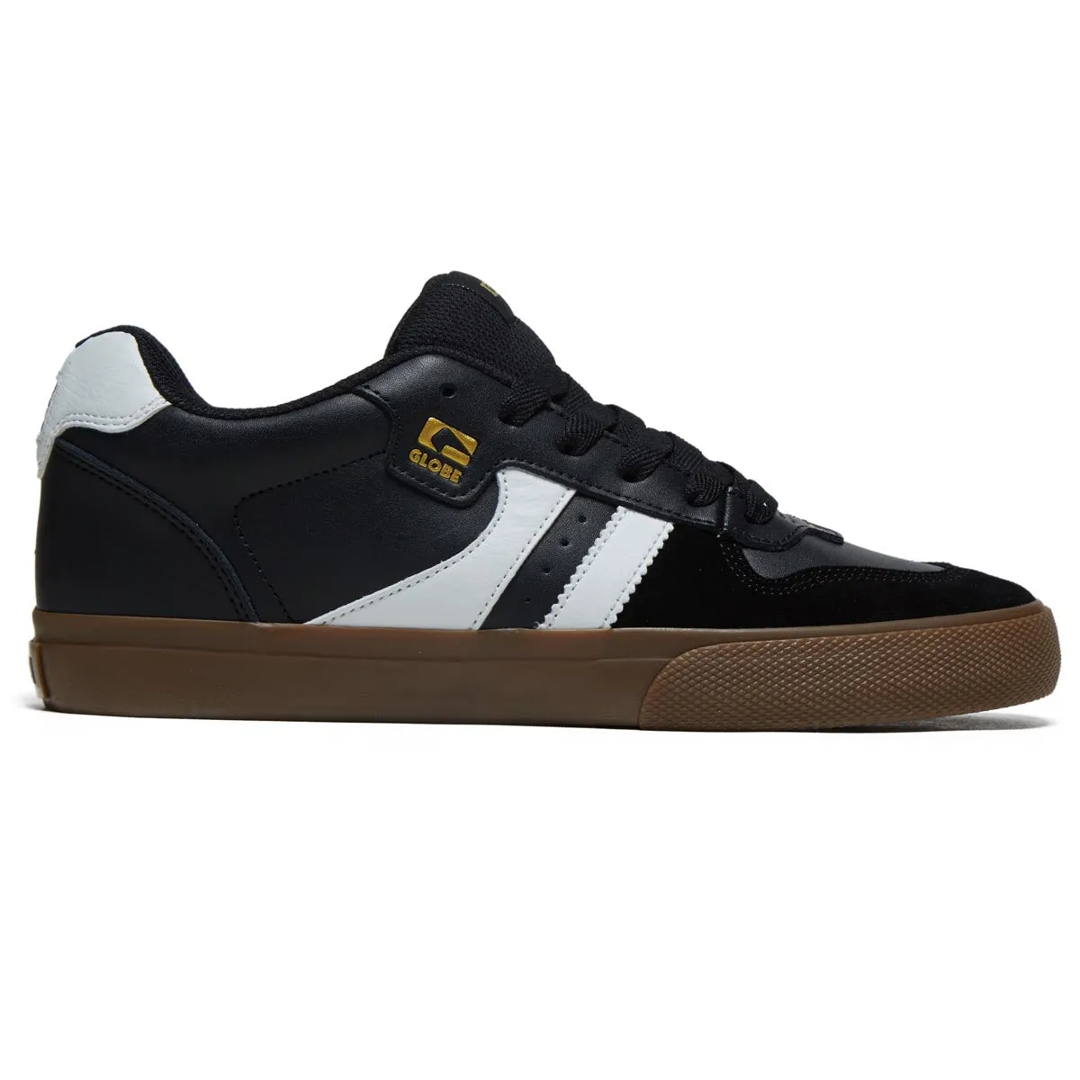 Globe Encore 2 Shoes - Black/White/Tobacco On The Move Fit