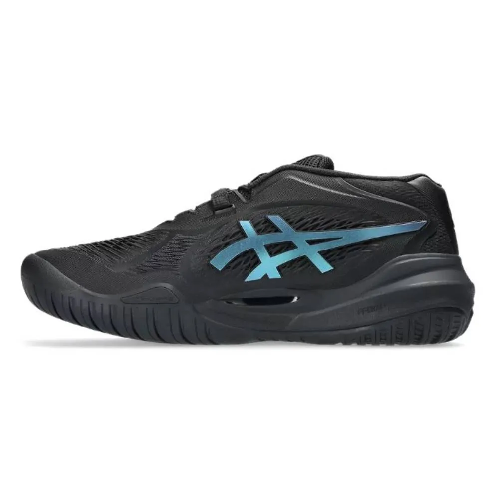 Asics Gel Resolution X Night Energy Men's Tennis Shoe (Black/Prism Blue) Quick Movement