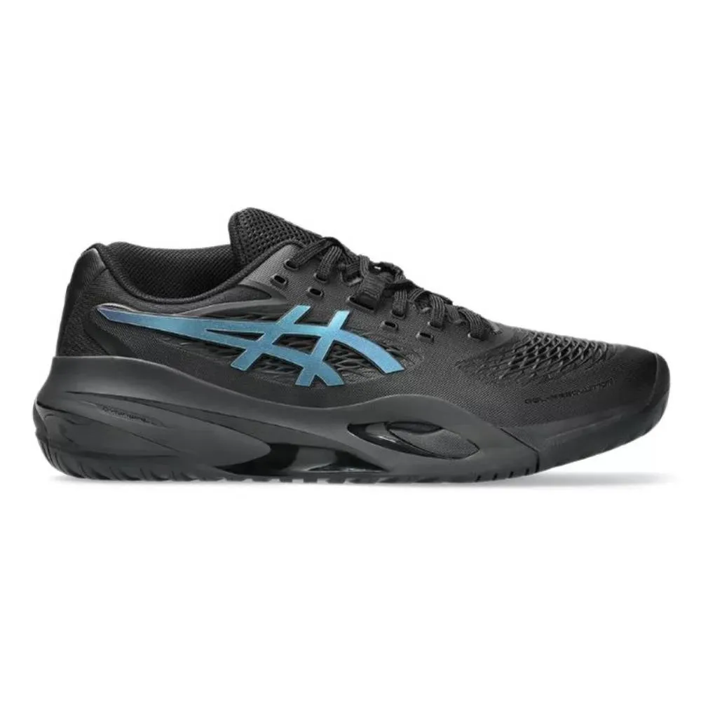 Asics Gel Resolution X Night Energy Men's Tennis Shoe (Black/Prism Blue) Lightweight Design