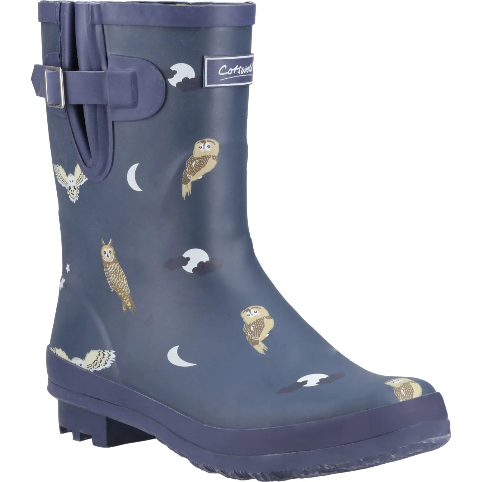 Cotswold Womens Woodland Mid Wellingtons Owls Footwear for Outdoor Comfort Instant Walking