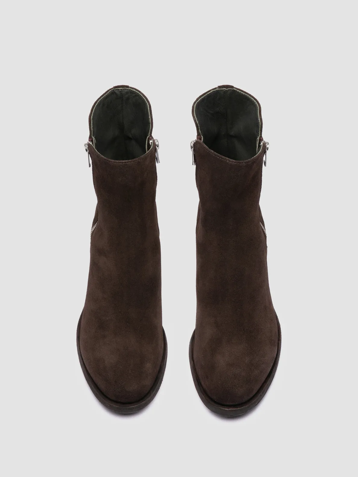 DENNER 103 - Brown Suede Booties Gym Quick