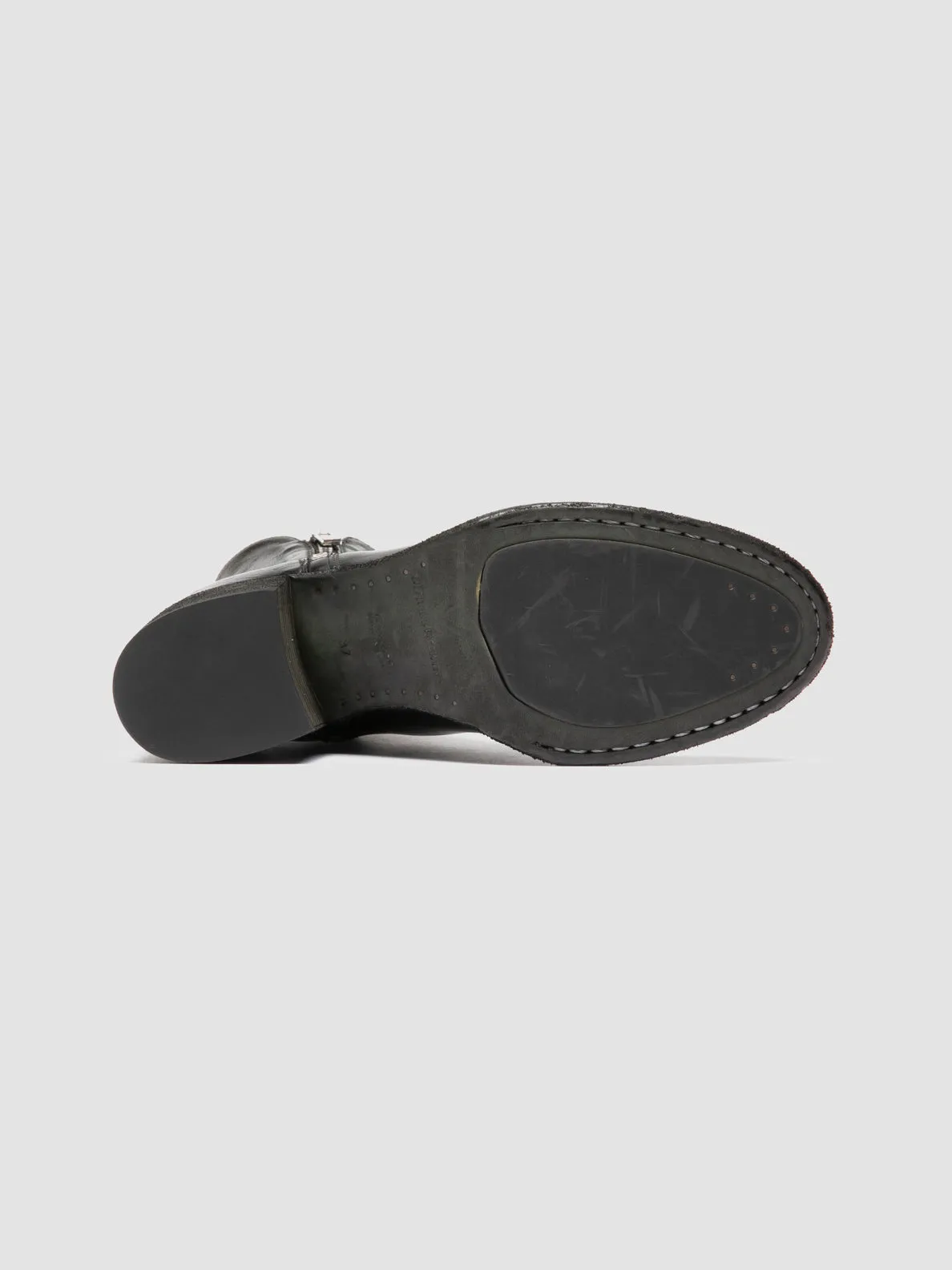 DENNER 103 - Green Leather Booties Durable Construction Soft Neutral