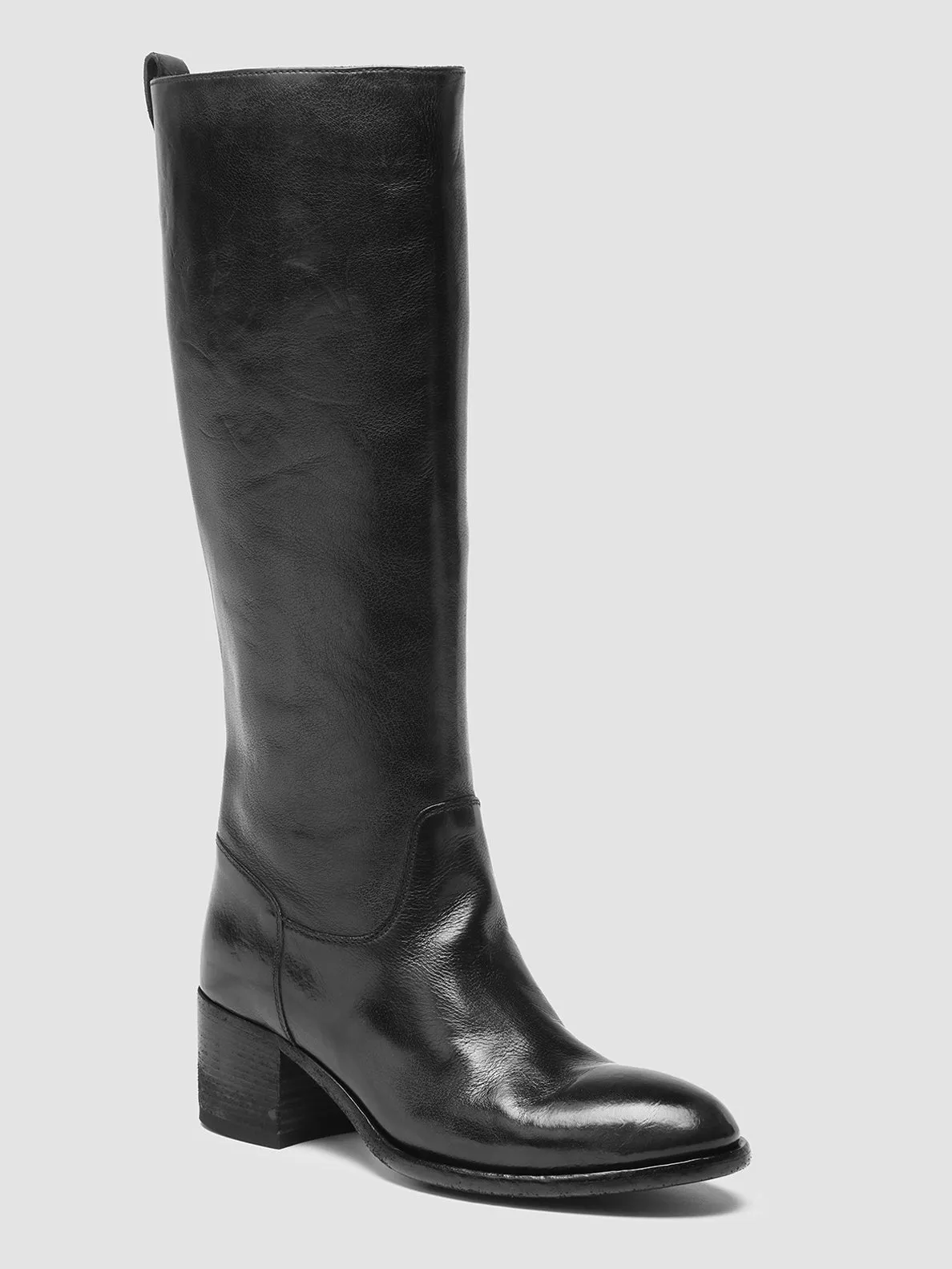 Comfort DENNER 116 - Black Leather Zip Boots