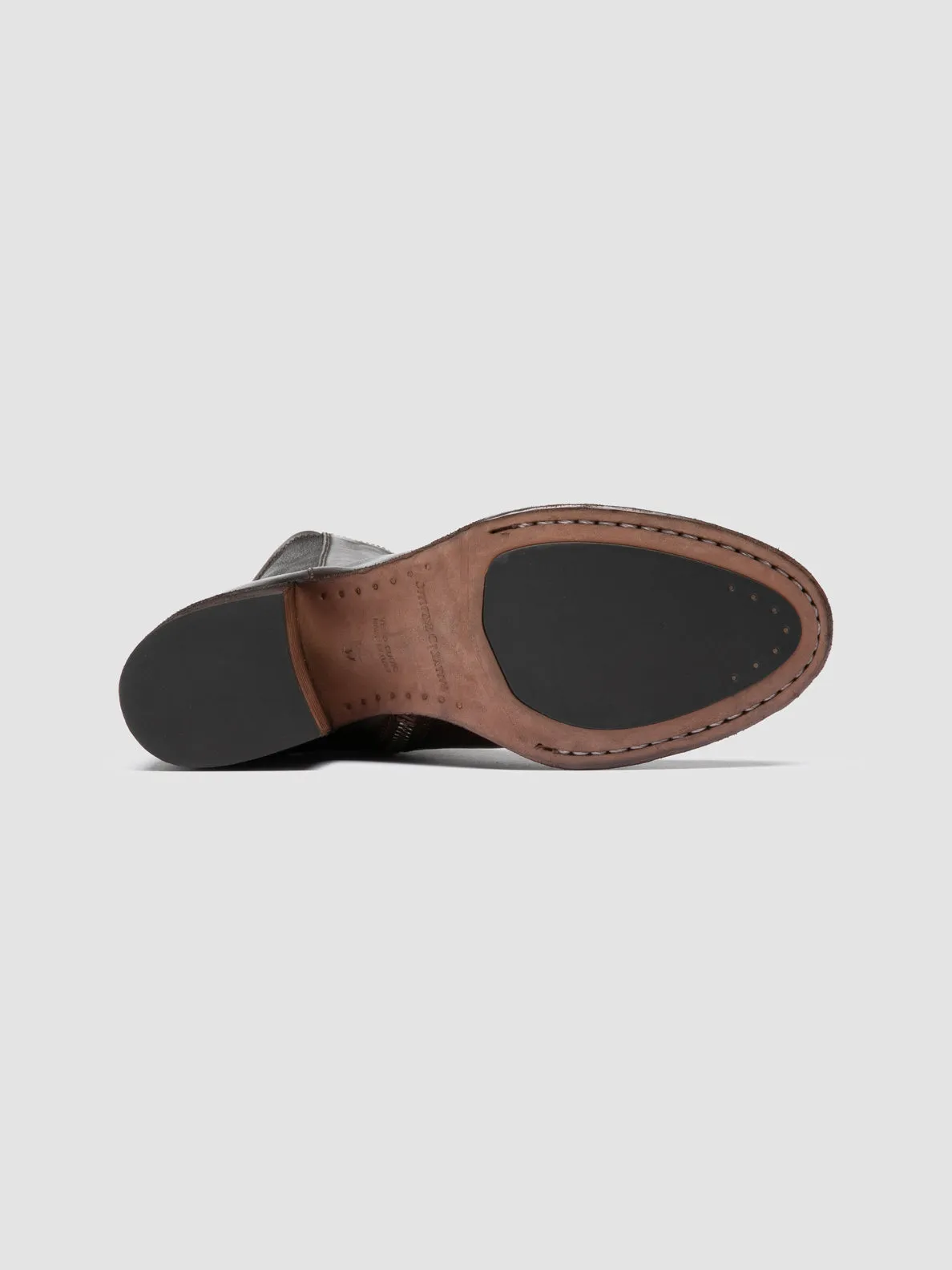 DENNER 127 - Brown Leather Zipped Boots Game Fit Breathable Upper