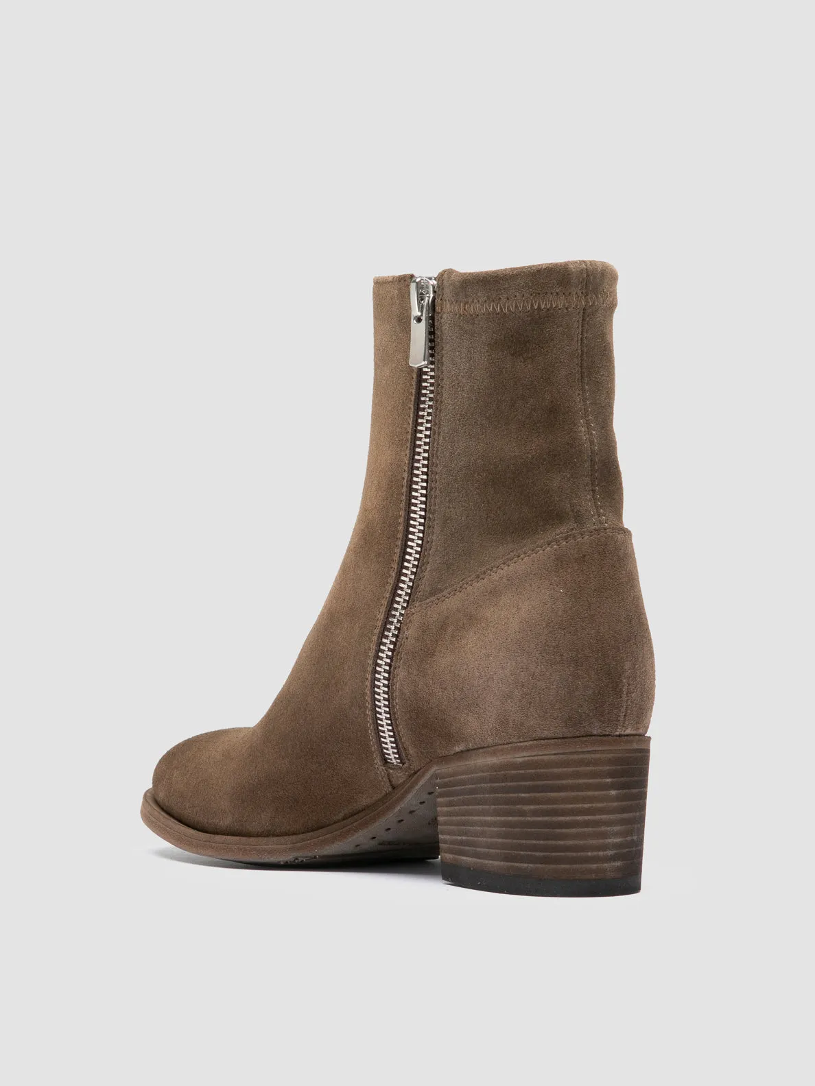 Stable base Love Glow DENNER 127 - Taupe Suede Zipped Boots