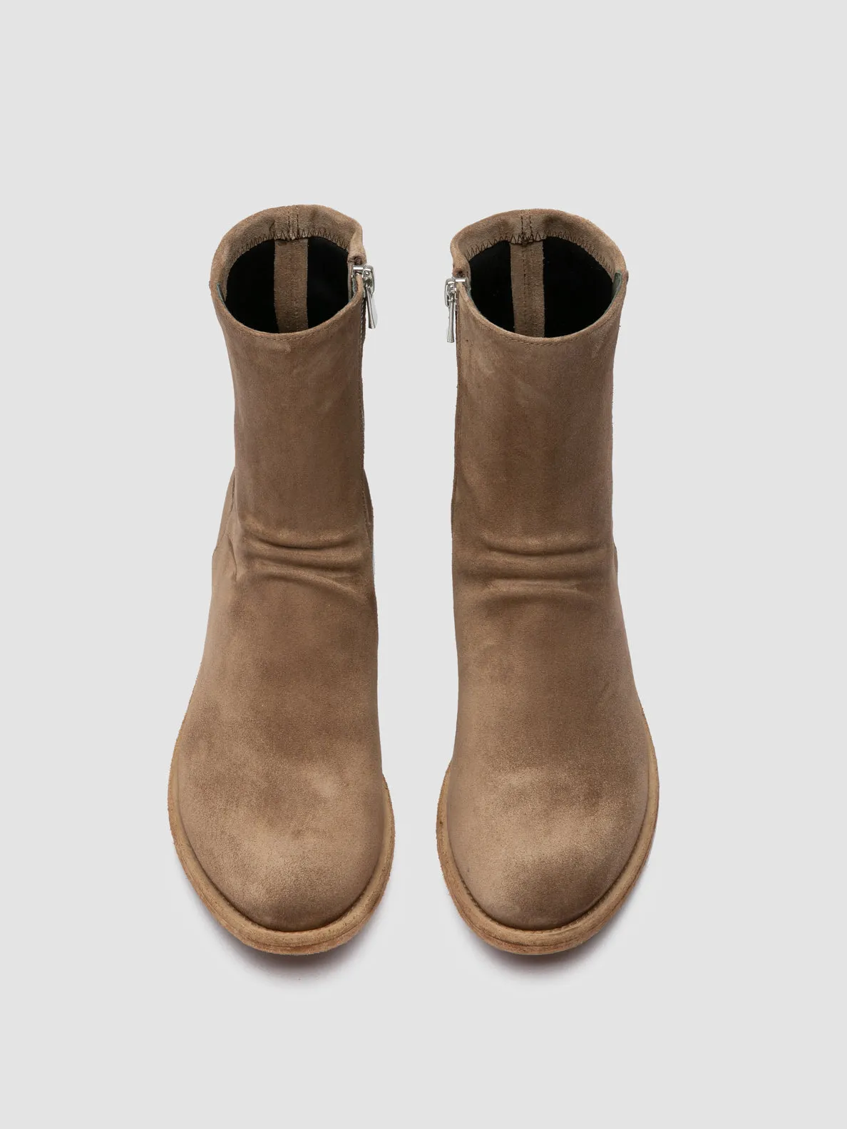 Party Glow LISON 041 - Brown Suede Ankle Boots