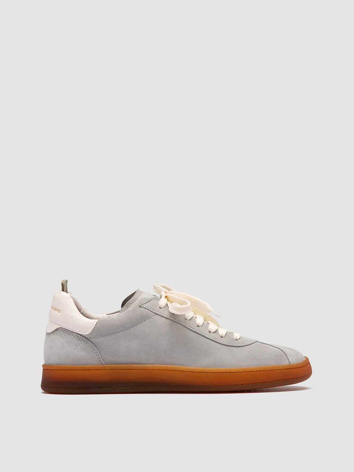 School Day DESTINY 101 - Grey Leather and Suede Sneakers