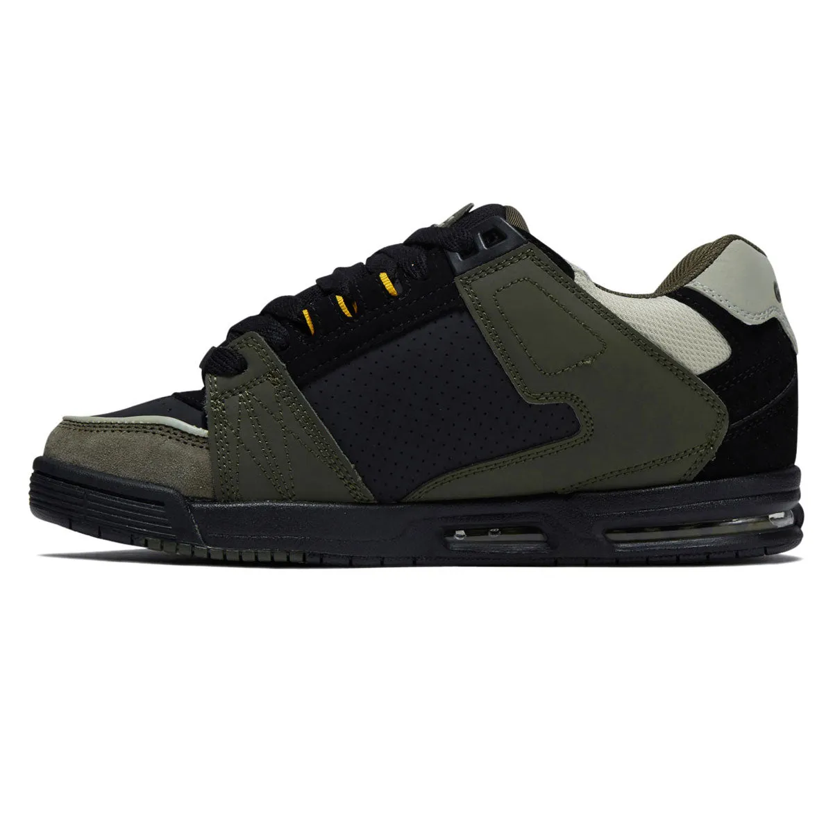 Globe Sabre Shoes - Black/Army Stable platform