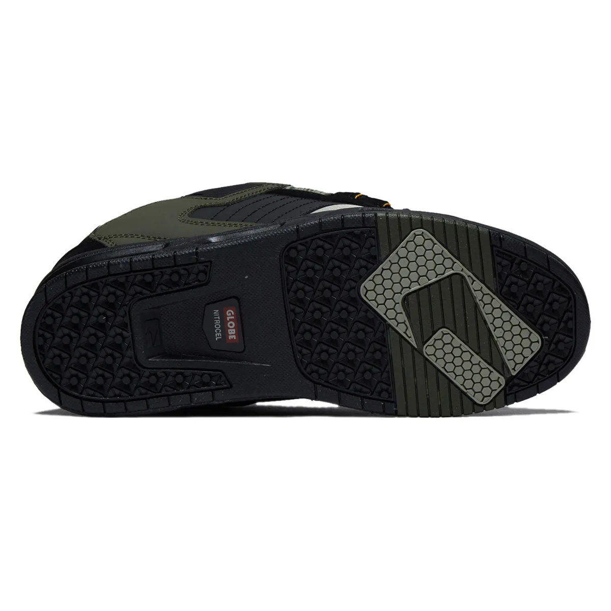 Lightweight Walk Globe Sabre Shoes - Black/Army
