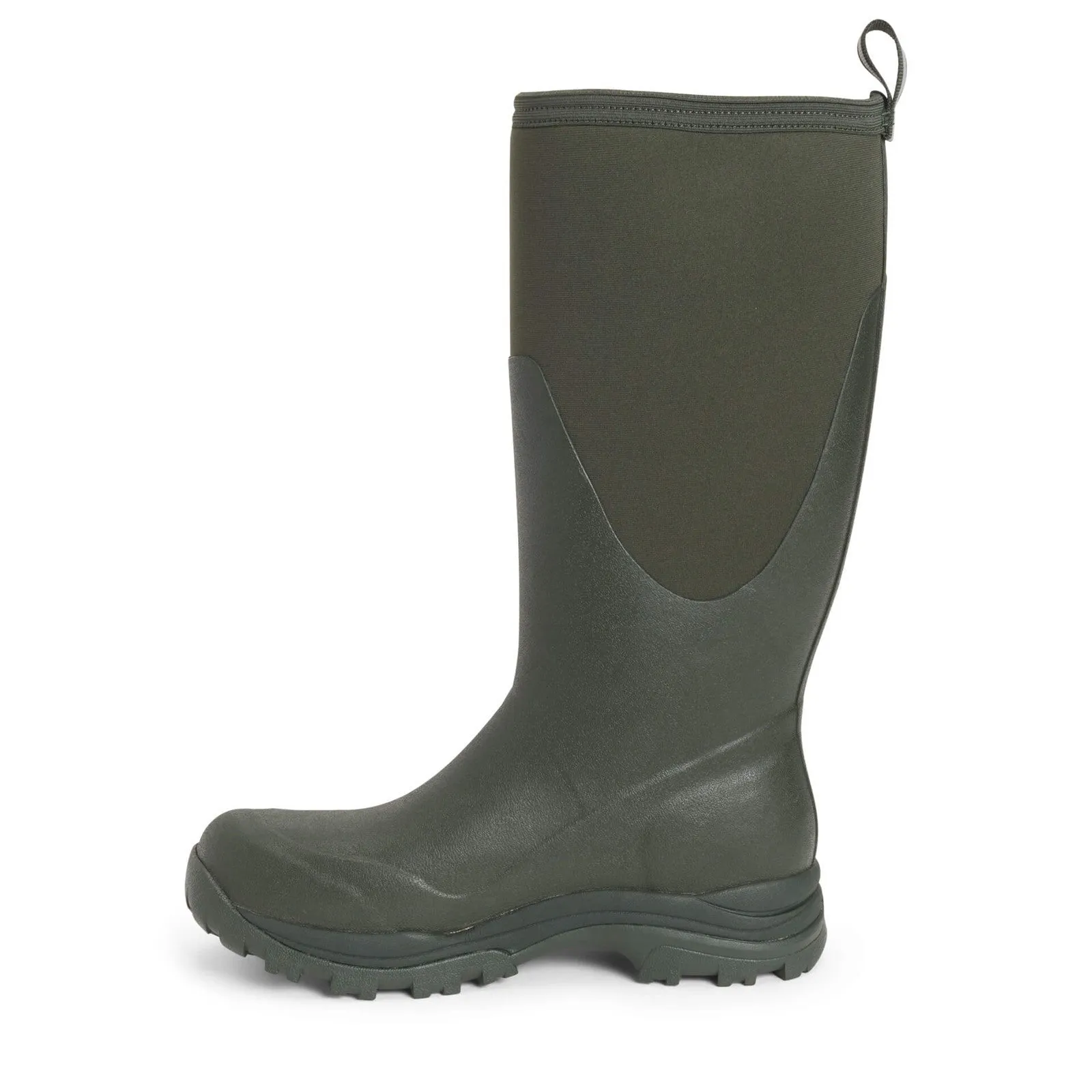 Slip Resistant Wear Padded Muck Boots Mens Outpost Tall Wellington Moss